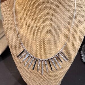 Genuine Swarovski crystal and silver necklace